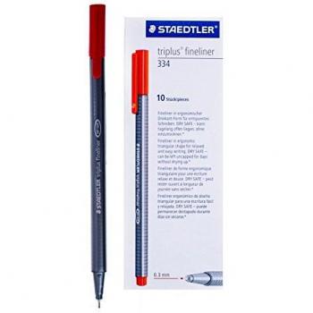 Staedtler Triplus Fineliner 334 - Lote de 10 unidades