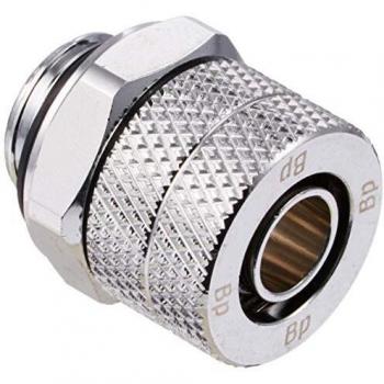 Conector de Refrigeración Bitspower BP-WTP-C11 para Sistema de Enfriamiento de PC, Adaptador Compresión 1/4 a 10/8mm, Color Plata
