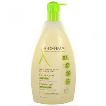 A-Derma Exomega Control Shower Oil Anti-Scratch & Soothing for Dry & Atopy-Prone Skin 750ml