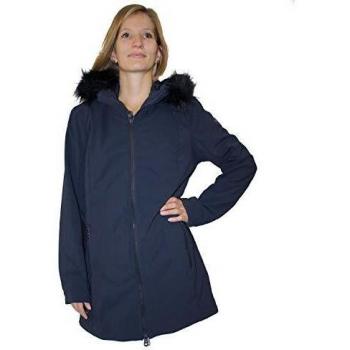 Cmp Women's Softshell Sportswear Parka Jacket 39k2726 Black Blue 2XL