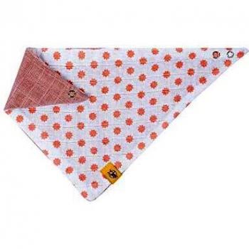 Lässig 1312004726 Bandana muselina Little Chums Rosa Estrellas, multicolor
