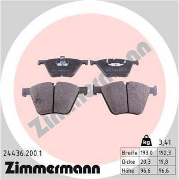 Pastillas de freno ZIMMERMANN 24436.200.1