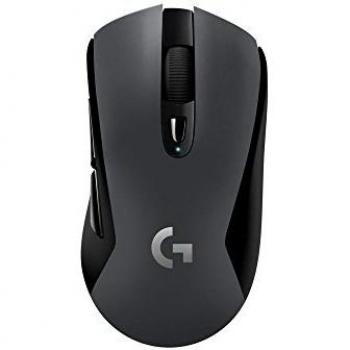 Ratón inalámbrico Logitech G603 LIGHTSPEED para juegos, receptor Bluetooth unificador USB, sensor Gaming HERO, 12.000 DPI, 6 botones programables, memoria integrada, PC/Mac, negro