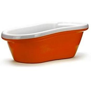 Gedy DD039300900 Bañerita, Blanco y Naranja