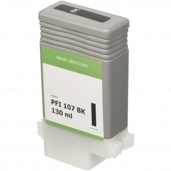 Cartucho de tinta negro Astar AS16028, 130 ml, compatible con Canon 6705B001 y PFI107BK