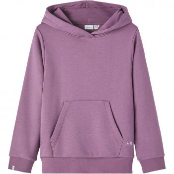 Name It Nkfmalou Girls' Hoodie with Arctic Dusk Color, Size 6 Years