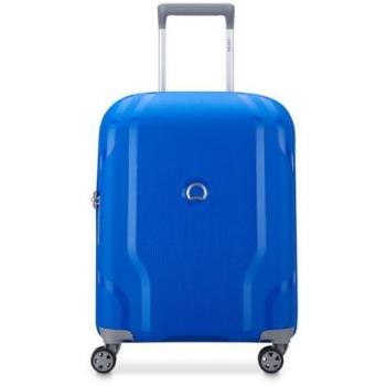 Delsey Paris - Maleta de cabina Clavel rígida, 35.11 L, material reciclado y reciclable, dimensiones 55 x 40 x 20 cm, color azul intenso, diseño delgado con ruedas giratorias