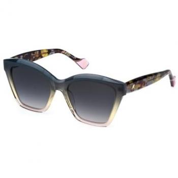 Gafas de sol mariposa para mujer Yalea GISELE SYA154 Gris con lente degradada