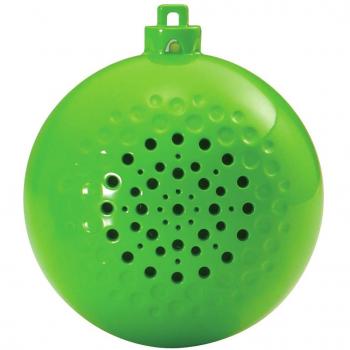 Conceptronic DANTO01G Altavoz Bluetooth en Forma de Bola de Navidad TWS Verde 3W Monofónico Portátil