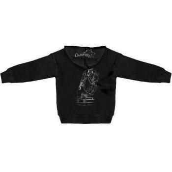 JUMBO de tamaño grande (5XL) - chaqueta sudadera con capucha con diseño de caballos, de punto de presión y Campeonato JUMPING team nuevo (132027)
