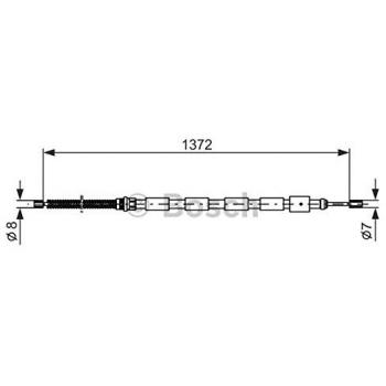 Bosch 1987477144 cable de freno