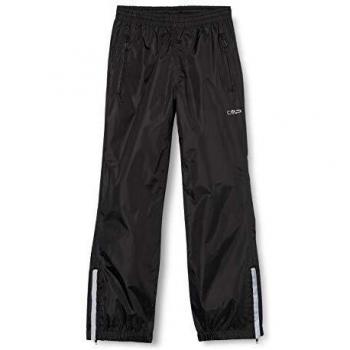 CMP Kids Rain Pants, Black, Size 152