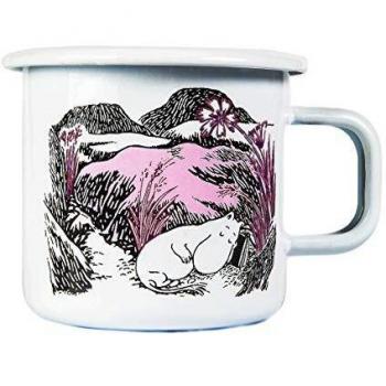 Taza esmaltada de Muurla Moomin Originals Nap at the Meadow 12,5 fl oz en caja de regalo