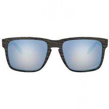 Oakley Holbrook XL Woodgrain Sunglasses with Prizm Deep Water Polarized Lenses