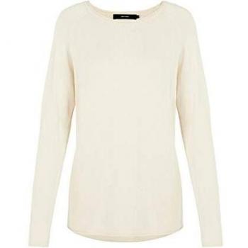 Vero Moda Vmnellie Glory LS Long Blouse Noos Suéter, Gris