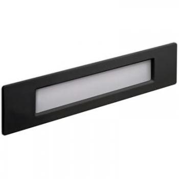 Lámpara de Pared Empotrable LED R7s 11W 3000K Negro IP55 1200lm CRI80