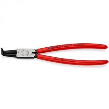 Knipex Circlip Pliers for internal circlips in bore holes black atramentized, plastic coated 215 mm (self-service card/blister) 44 21 J31 SB