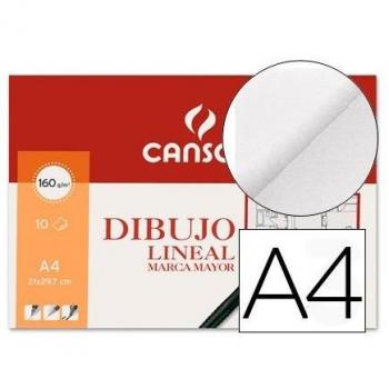 Papel dibujo marca mayor 160gr Din A4 minipack de 10 hojas Canson