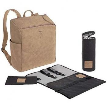 Mochila Cambiador Vegana Tender Camel
