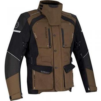 Bering Chaqueta moto BRONCO Negro/Marrón, Negro/Marrón, 4XL