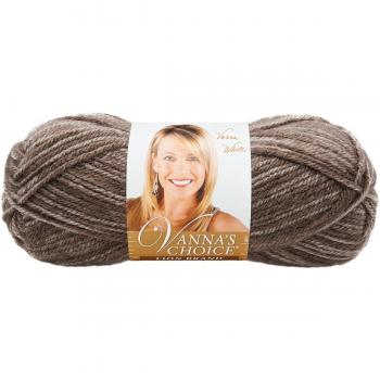 Lion Brand Yarn Company 1 pieza Hilo Vanna's Choice, Neblina gris pardo