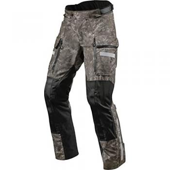 Revit Sand 4 H2O Pantalones Textiles para Motocicletas - Camuflaje Marrón, Multicolor, Talla 3XL