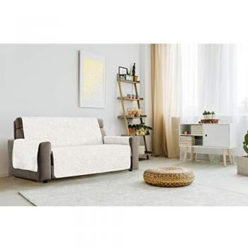 Italian bed linen zglamourz antideslizamiento funda para sofa crema 1 plaza