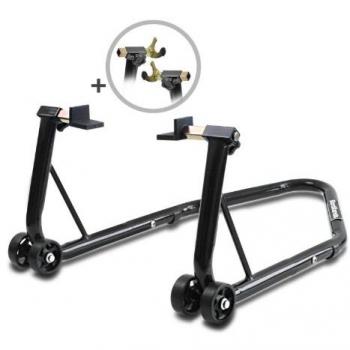 Caballete trasero ConStands Universal-Racing S negro para Suzuki GSX-R 600/ 750/ 1000/ 1100, Hayabusa GSX-R 1300