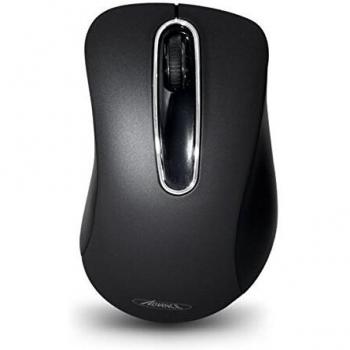 Ratón Óptico Inalámbrico 3D Shape ADVANCE - Negro - 1600 DPI - Ambidextro - 3 Botones