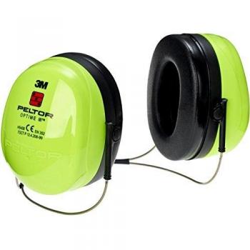 3M PELTOR Optime III Orejeras de nuca Alta Visibilidad 305dB