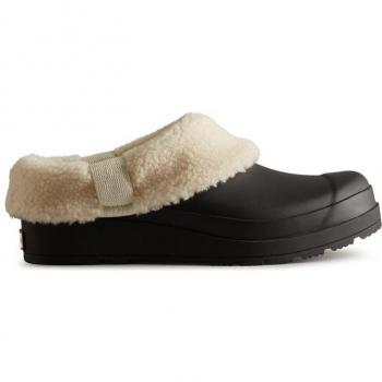 Hunter Women's Insulated Shearling Clogs - Black - UK7 EU40/41 US9