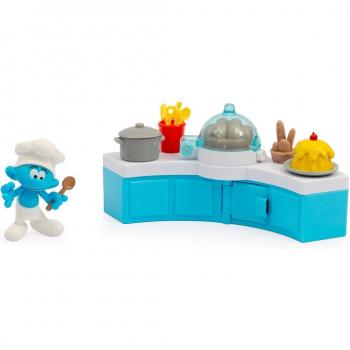 Mini playset Smurf's Pitufos con Accesorios de Cocina