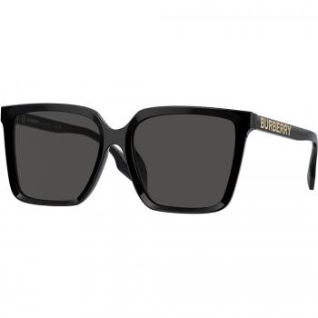 Burberry BE4411D Asian Fit 300187 Anteojos de Sol para Mujer Negros, 57 mm, ajuste asiático
