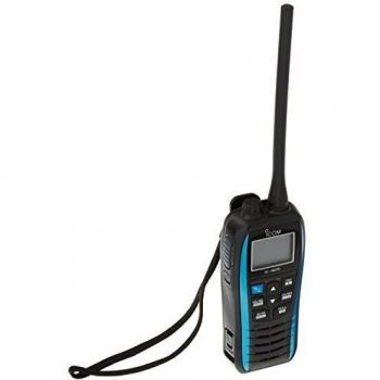 Icom VHF Marina portátil impermeable flotante azul IC-M25