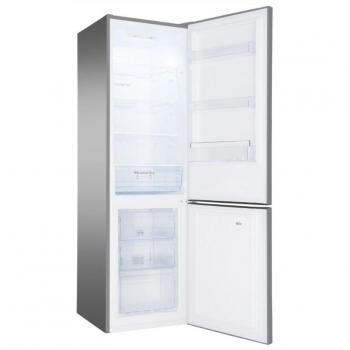 Frigorífico combi Amica FK 2995.2FTX con función de refrigeración y congelación, capacidad total de 292 litros, sistema No Frost, clasificado energéticamente en A+, diseño en acero inoxidable, iluminación LED