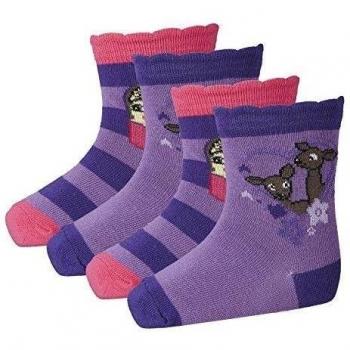 LEGO Wear LEGO duplo AMBER 602 - Socken 4-er Pack - Calcetines para niñas, color violett