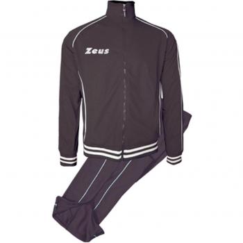Zeus Tuta Shox Chándal de Fútbol Sala para Hombre Complemento Relax Pegashop Colour Negro-Blanco