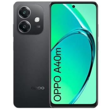 OPPO A40M Smartphone, Cámara AI 50MP + 2MP + 8MP, Selfie 5MP, Pantalla LCD HD+ de 6.67 con tasa de refresco de 90Hz, Bater
