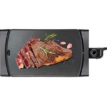 Taurus 237724 Steakmax 2600W-Plancha de Asar, Grill, Placa XXL 49x27 cm, Aceite, Cocina Sana, PFOA Free, 3 Capas antiadherentes, Recoge-Grasas, cocción 100% Uniforme, asa Toque frío