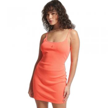 Superdry Women's Essential Strappy Dress - Hyper Fire Coral