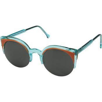 Retrosuperfuture Lucia Black NDL Women's Sunglasses Green Size 51