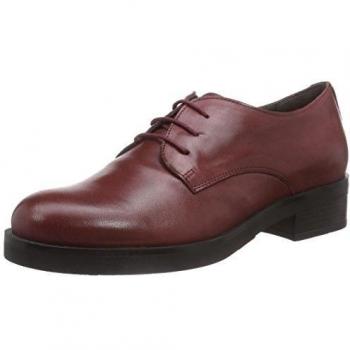 Virus 26050 - zapatos con cordones de cuero mujer, color beige, talla 36