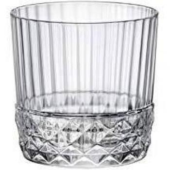 Bormioli 93612 Rocco America - Juego de 6 vasos Rocks, cristal, 30 cl