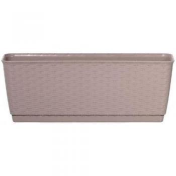 Maceta Prosperplast RATOLLA P 3L. Mocca - Ideal para embellecer tu jardín con estilo