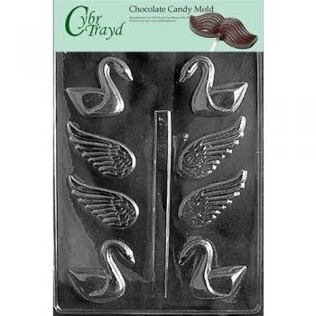 Cybrtrayd W015 Small 3D Swan Wedding Chocolate Candy Mold by CybrTrayd