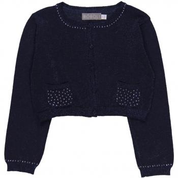 boboli Knitwear Jacket for Girl Chaqueta, Azul