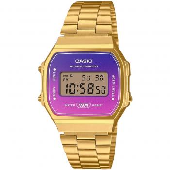 Casio Vintage Gold Tone Stainless Steel Quartz Digital Unisex Watch A168WERG-2A