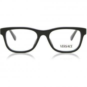 Versace VK3325U Kids' Eyeglasses Black Acetate Frame 45mm with Blue Light Block