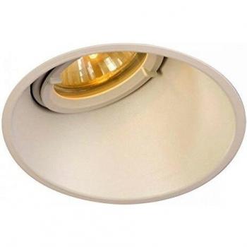 Luz Empotrada Horn-A, blanca mate, GU10, max. 50W, con clipfedern y salida de luz inclinada, IP 21