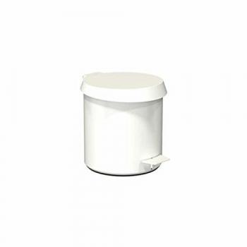 Frost Pedal Bin 250 - Cubo de Pedal/Cubo de Basura Blanco/Tapa Blanco/Al. 25.3cm/Ø 23cm/iF Design Award 2018